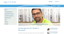Desktop Screenshot of hautarzt-bayreuth.com